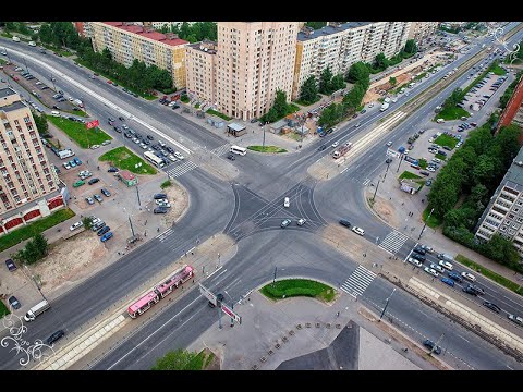 Видео: Проезд перекрестков ч.5.