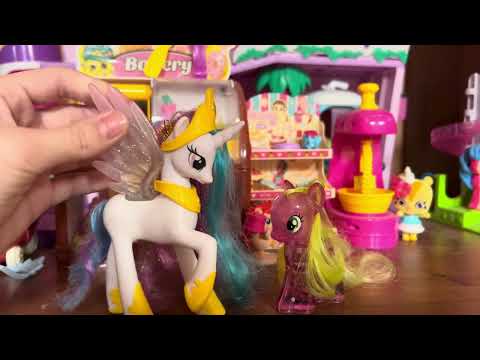 Видео: My little pony пони игрушки . Будни в пекарне. Кондитерский магазин .