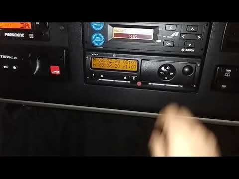Видео: Ручной ввод тахографа.