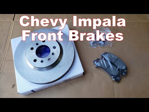 Видео: Как заменить передние тормоза на Chevrolet Impala 2006-2012