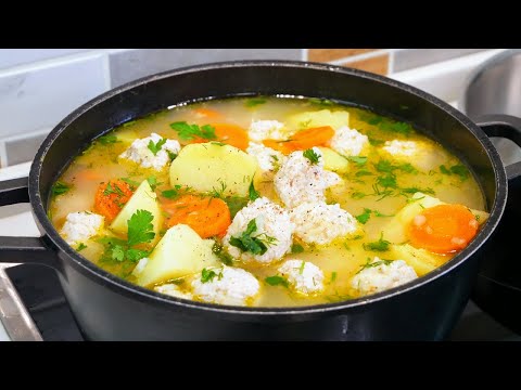 Видео: Умопомрачительный ОБЕД. Тефтели в бульоне, цыганка готовит.