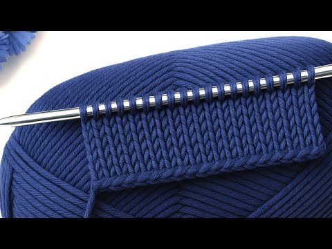 Видео: ВСЕГО 1 РЯД. Очень простой узор для вязания. Узоры для шарфа, кардигана, свитера.