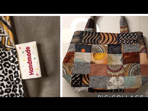 Видео: #Пэчворк #Шоппер сборка лоскутной #сумки, #recycling ,#patchwork ,#tasche,#handmade 