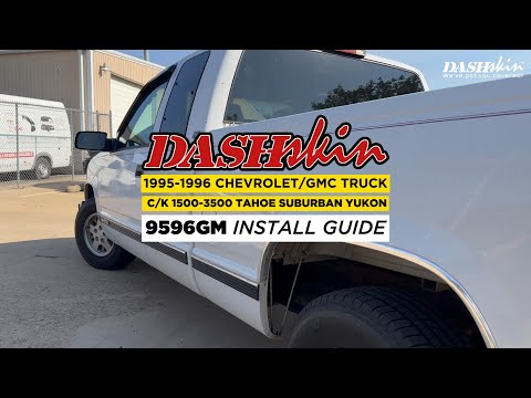 Видео: ИНСТРУКЦИЯ: Установка накладки на приборную панель DashSkin для автомобилей CHEVROLET/GMC C/K 150...