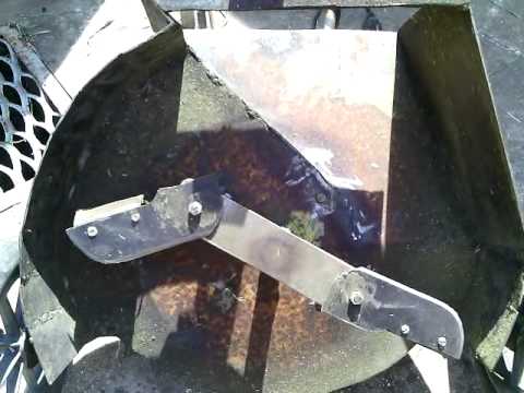 Видео: Самодельная газонокосилка