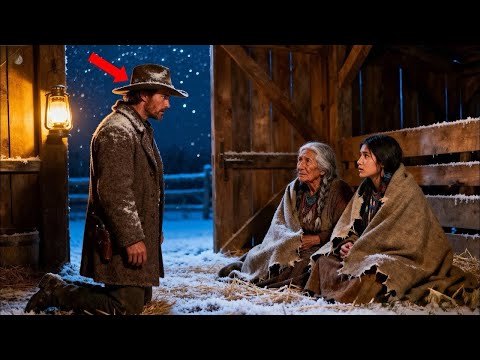 Видео: Ковбой нашёл ИЗМОЖДЁННУЮ старую женщину-АПАЧ и её дочь, спрятавшихся в его САРАЕ — что было дальше