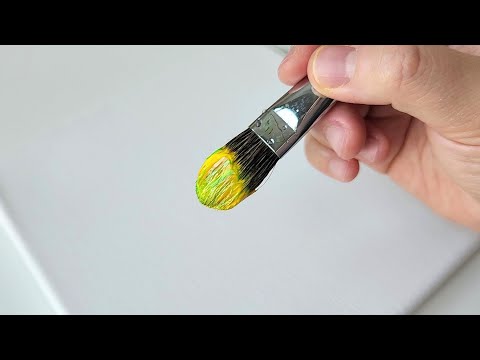 Видео: Как рисовать подсолнечника и птиц / Акриловая роспись для начинающих