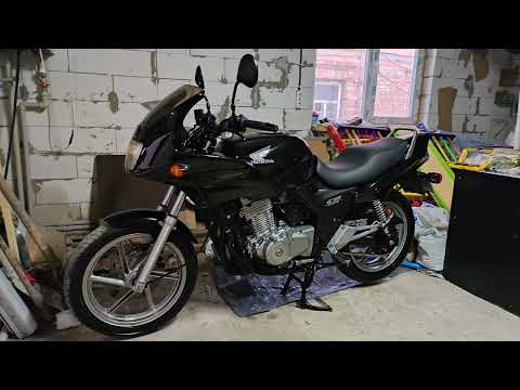 Видео: Honda cb500s тестовый запуск посреди зимы 2023