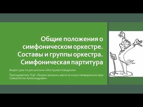 Видео: Сомов А.А. Видео-урок по дисциплине "Инструментоведение". Введение в инструментоведение.