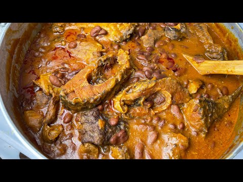 Видео: Жареные либерийские бобы | В либерийском стиле | Африканская кухня |