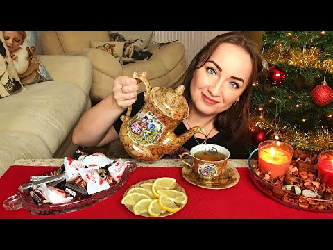 Видео: MUKBANG  Рождественское чаепитие с конфетами