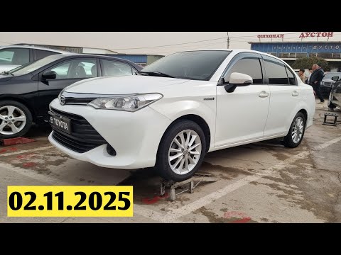 Видео: Мошинбозори Душанбе/// Toyota Axio, Toyota Camry, Lexus ES, Lexus Rx, Kia Sportage 