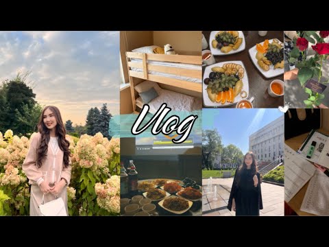 Видео: Vlog☕️/Студенческая жизнь✨/Общежитие🏡/Zarina
