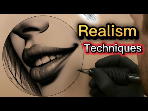 Видео: Урок тату Soft Realism | Мягкие и натуральные техники растушёвки губ