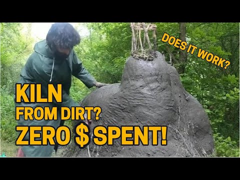 Видео: ПЕЧЬ ИЗ ГРЯЗИ??? ЗА О$! ПЕЧЕМ ХЛЕБ И КЕРАМИКУ!