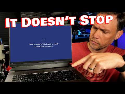 Видео: Новый день, еще один ноутбук, вышедший из строя из-за обновления Windows!