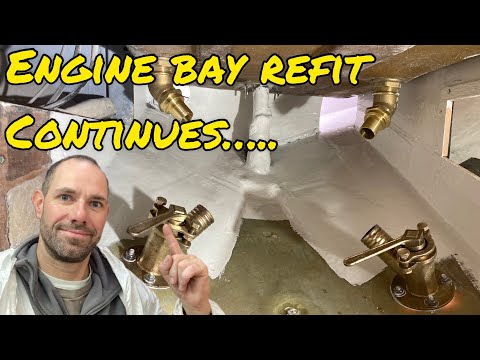 Видео: Завершение ремонта скега, установка новых (старых) кингстонов и обновление моторного отсека (прое...