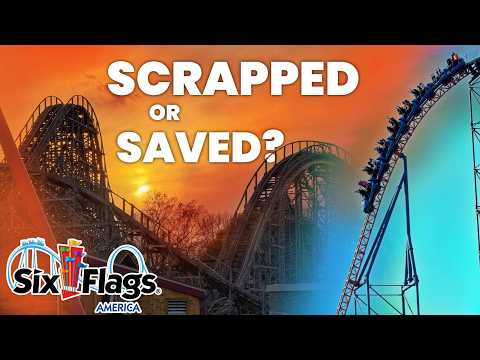 Видео: Что ждет аттракционы Six Flags America в будущем?