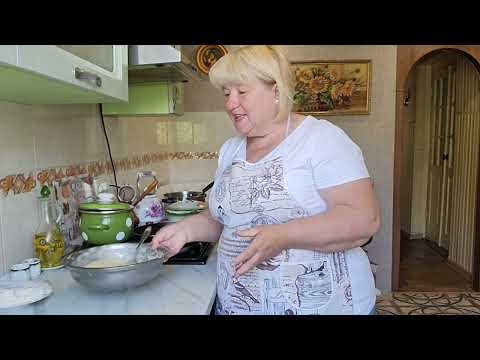 Видео: Наготовила. Борщ зелёный. Деруны. Рыба жареная. Овощное рагу. Матрешки. Компот