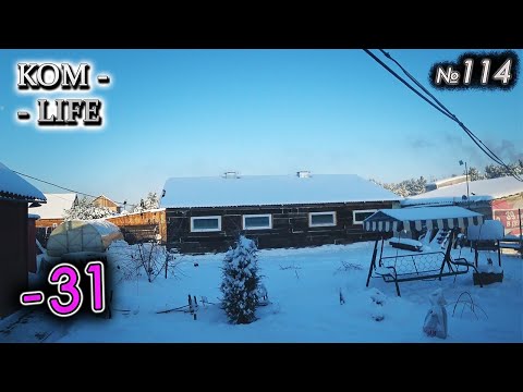 Видео: Первый мороз ❄ Как там в сарае?