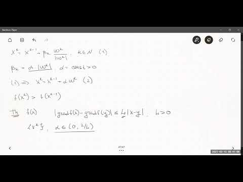 Видео: Многомерная безусловная оптимизация. Сходимость методов градиентного спуска (15.03.2021)