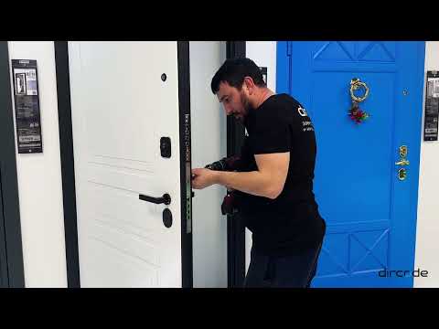 Видео: Процесс установки электронного замка Dircode U800 в шоу-руме наших партнеров @guardianzavod