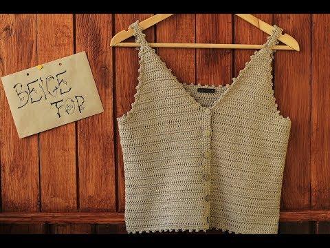 Видео: Летний топ крючком/Crochet Summer Top Tutorial