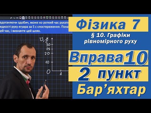 Видео: Вправа № 10. 2 п. Бар'яхтар Фізика 7 клас