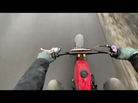 Видео: Первый выезд мопеда карпаты с  двигателем от мотоблока