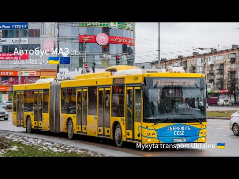 Видео: Розповідь про Автобуса МАЗ 215. The story of the MAZ 215 bus🇺🇦🇪🇺