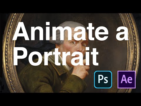 Видео: Анимируйте портрет с помощью After Effects и Photoshop