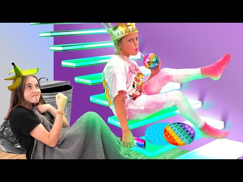 Видео: 24 часа НА ЛЕСТНИЦЕ И ПОД Челлендж!