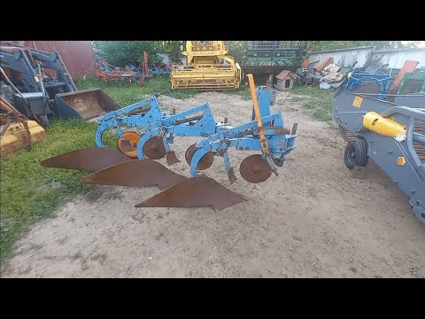 Видео: Плуг Overum 3-корпусний (2+1) захват 30х35х40см