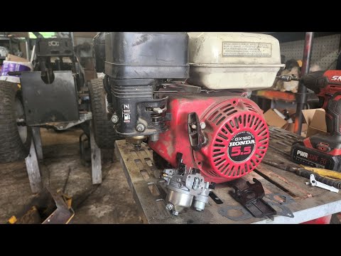 Видео: Замена карбюратора GX160 GX200 Honda