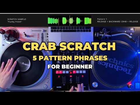 Видео: Учебное пособие по Crab Scratch для начинающих: изучите 5 шаблонов + советы по примерам фраз! | с...