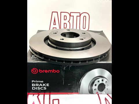 Видео: ГАЛЬМІВНИЙ ДИСК ПЕРЕДНІЙ BREMBO BM 09.A738.11 MITSUBISHI OUTLANDER LANCER.