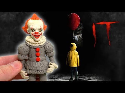Видео: ЛЕПИМ ОНО - КЛОУН ПЕННИВАЙЗ ИЗ ПЛАСТИЛИНА | Видео Лепка