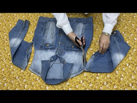 Видео: [DIY] Посмотрим, как переработать синюю куртку! | Это две замечательные пьесы.