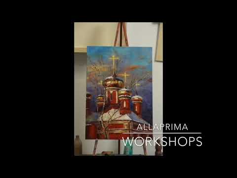 Видео: Работы учеников с мастер-классов Workshops. The works of my students. Allaprima Москва