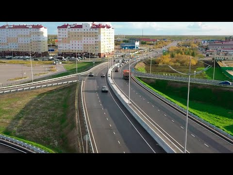 Видео: В Новом Уренгое рассказали, как открытие новой развязки изменило жизнь в городе