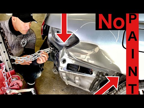 Видео: Сбиваем деревянные блоки! | Вытаскиваем вмятины!