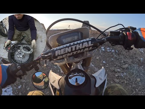 Видео: Замена звёзд на Honda crf250L | Тест