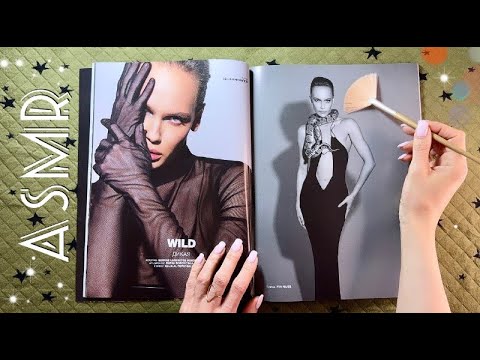 Видео: АСМР, листаю FASHION журнал, близкий шепот, мурашки / ASMR,  magazine