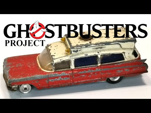 Видео: Corgi Ghostbusters Custom Ecto 1 build. Игрушка, литая модель.