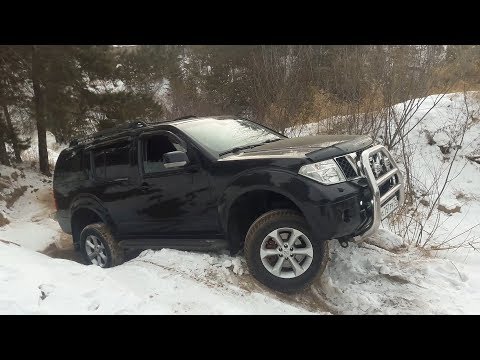 Видео: Nissan Pathfinder, Lexus LX 470 и Pajero Sport. Зимний OffRoad по диагоналкам.