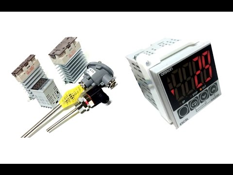 Видео: E5CSL-QP AC100240 AC100240  Терморегулятор @ термосопротивление Pt100 @ регулятор температуры купить