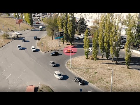 Видео: В месте для разворота совершить разворот и затем на перекрестке повернуть направо