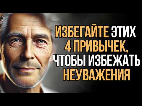 Видео: 4 ужасные привычки, из-за которых люди вас не уважают | Мудрость Времени