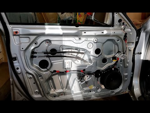 Видео: Разборка внутренней двери Hyundai Sonata 2006-2010 гг. — стеклоподъемник