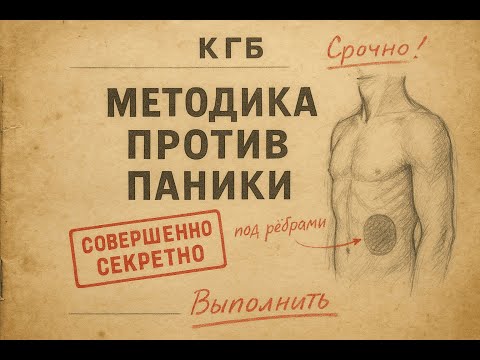 Видео: Методика КГБ против панических атак | Рассекреченный секрет спокойствия
